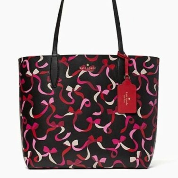 Kate Spade Wrapping Party Large Reversible Tote with Detachable Wristlet - Picture 7 of 8